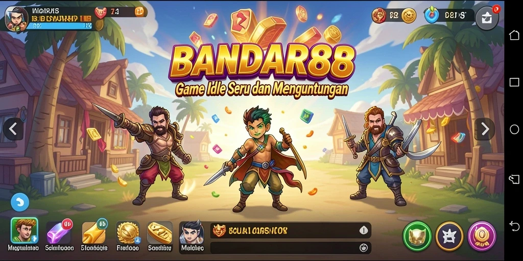 Tampilan gameplay seru di BANDAR88 dengan berbagai elemen Idle.