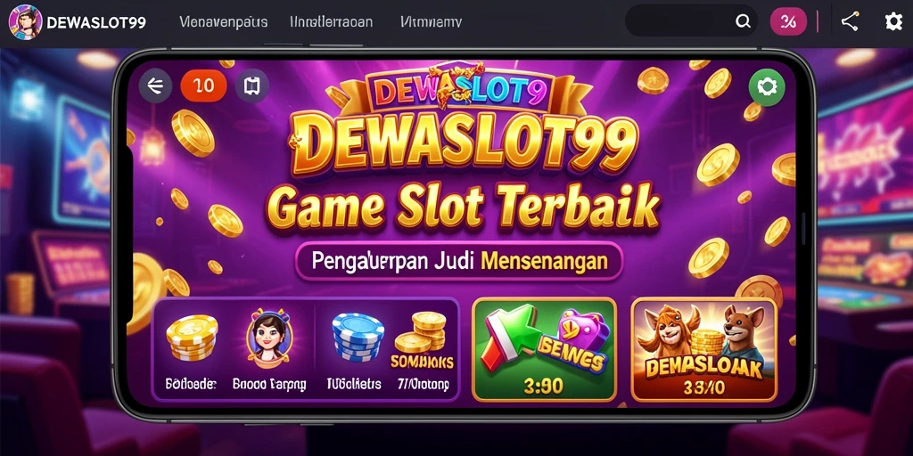 Screenshot gameplay DEWASLOT99 yang menampilkan slot menarik dan interaktif.