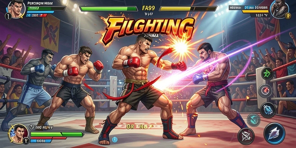 Gameplay seru dengan karakter beragam dalam FA99.