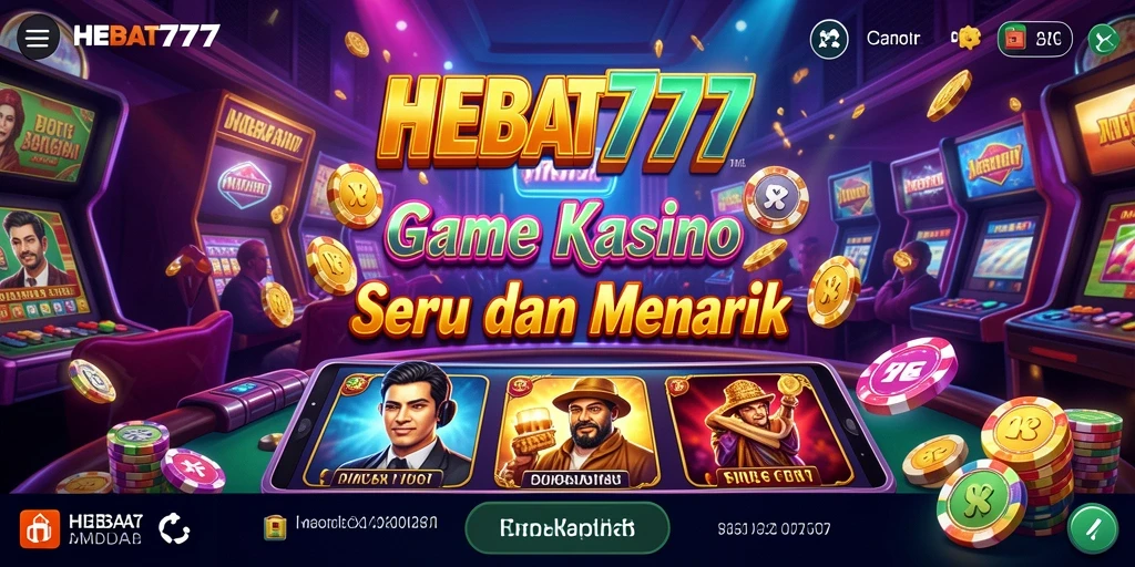 Tampilan gameplay seru dan menarik di HEBAT777.