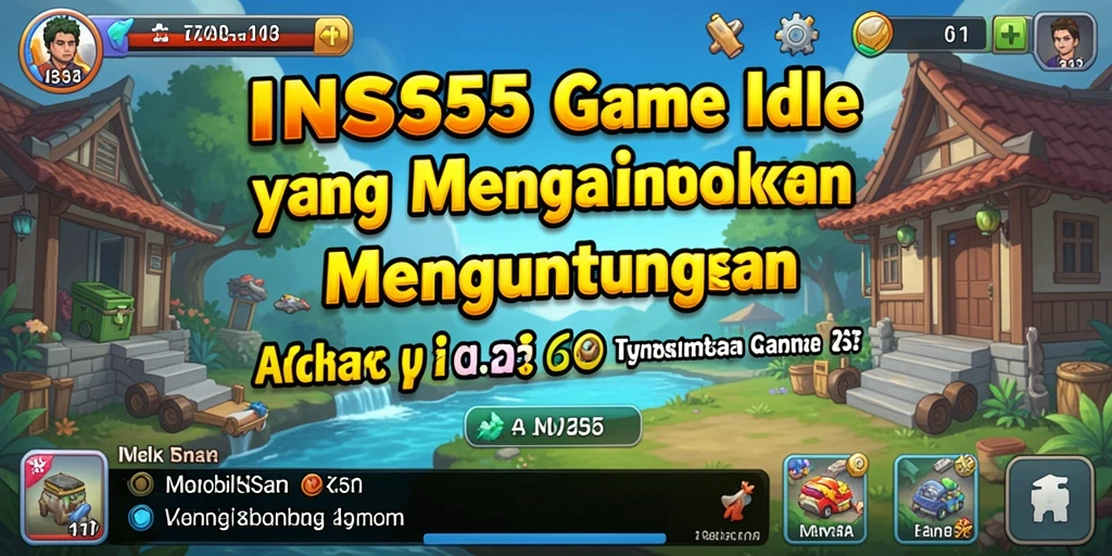 Tampilan gameplay INS55 yang menarik dengan elemen Idle yang seru.