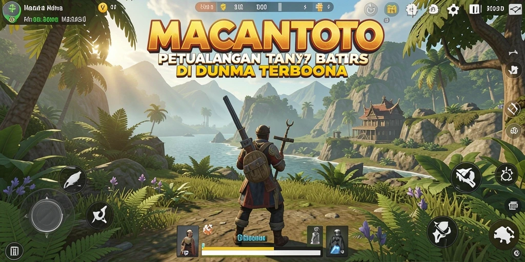 Screenshot dari gameplay menampilkan aksi eksplorasi dunia terbuka.