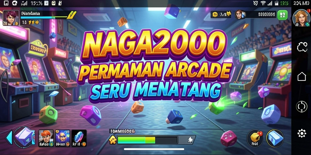Screenshot NAGA2000 menampilkan aksi bermain yang seru dan menantang di game Arcade.