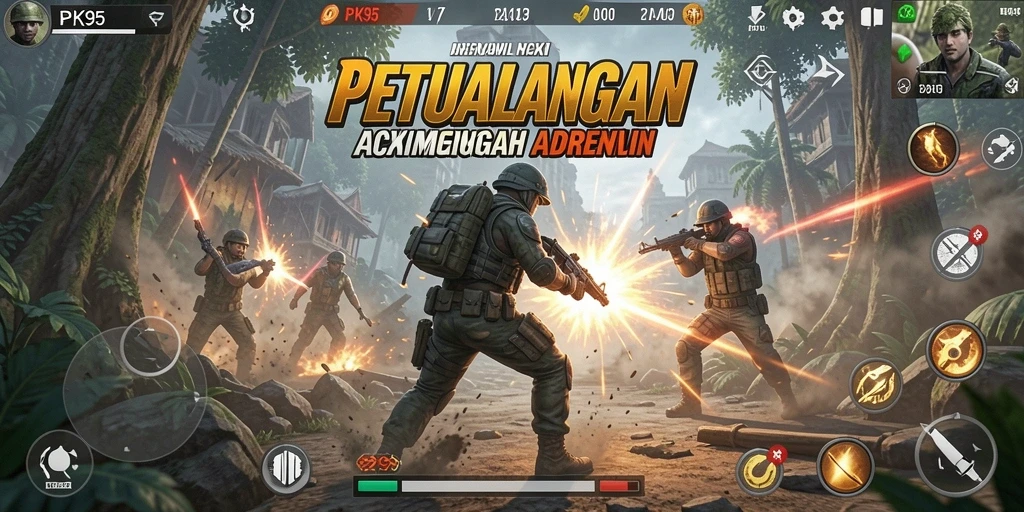 Gameplay PK95 yang memukau dalam petualangan ARPG.