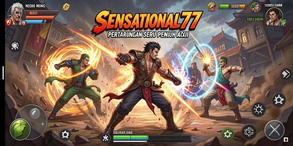 Tampilan menegangkan dalam arena pertarungan SENSATIONAL77.