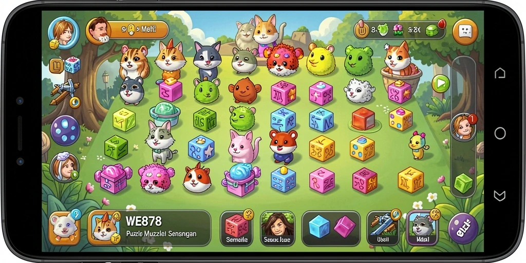 Tampilan gameplay WE878 yang menarik dan menantang.